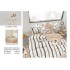 Lenjerie de pat dublu Din Finet, 6 piese, Pentru pat de 2 persoane, 240x250 cm R60-48