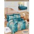 Lenjerie de pat dublu Din Finet, 6 piese, Pentru pat de 2 persoane, 240x250 cm R60-55
