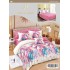 Lenjerie de pat dublu Din Finet, 6 piese, Pentru pat de 2 persoane, 240x250 cm R60-56