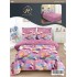 Lenjerie de pat dublu Din Finet, 6 piese, Pentru pat de 2 persoane, 240x250 cm R60-72