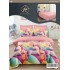 Lenjerie de pat dublu Din Finet, 6 piese, Pentru pat de 2 persoane, 240x250 cm R60-73