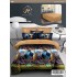 Lenjerie de pat dublu Din Finet, 6 piese, Pentru pat de 2 persoane, 240x250 cm R60-76