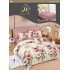 Lenjerie de pat dublu Din Finet, 6 piese, Pentru pat de 2 persoane, 240x250 cm R60-83