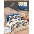 Lenjerie de pat dublu Din Finet, 6 piese, Pentru pat de 2 persoane, 240x250 cm R60-84