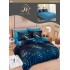 Lenjerie de pat dublu Din Finet, 6 piese, Pentru pat de 2 persoane, 240x250 cm R60-86
