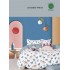 Lenjerie De Pat 1 Persoana 4 Piese, din Bumbac Finet, Cearceaf de pat 155x200cm, Y60-8