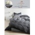 Lenjerie De Pat 1 Persoana 4 Piese, din Bumbac Finet, Cearceaf de pat 155x200cm, Y60-18