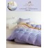 Lenjerie De Pat 1 Persoana 4 Piese, din Bumbac Finet, Cearceaf de pat 155x200cm, Y60-26