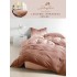 Lenjerie De Pat 1 Persoana 4 Piese, din Bumbac Finet, Cearceaf de pat 155x200cm, Y60-27