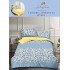 Lenjerie De Pat 1 Persoana 4 Piese, din Bumbac Finet, Cearceaf de pat 155x200cm, Y60-32