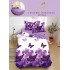 Lenjerie De Pat 1 Persoana 4 Piese, din Bumbac Finet, Cearceaf de pat 155x200cm, Y60-41