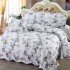 Cuvertură Pat Dublu, 5 Piese, Bumbac 100% , Imprimat –Calitate Premium, 230x250 cm, CUVE-4