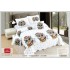 Cuvertură Pat Dublu, 5 Piese, Bumbac 100% , Imprimat –Calitate Premium, 230x250 cm, CUVE-22