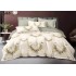 Lenjerie de pat dublu Bumbac FINET, pentru 2 persoane, 6 piese, Cearceaf de pat  230 x 250cm, CF4