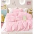 Lenjerie de pat dublu Bumbac FINET, pentru 2 persoane, 6 piese, Cearceaf de pat  230 x 250cm, CF18