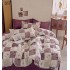 Lenjerie de pat dublu Bumbac FINET, pentru 2 persoane, 6 piese, Cearceaf de pat  230 x 250cm, CF21