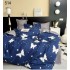 Lenjerie de pat dublu Bumbac FINET, pentru 2 persoane, 6 piese, Cearceaf de pat  230 x 250cm, CF24