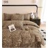Lenjerie de pat dublu Bumbac FINET, pentru 2 persoane, 6 piese, Cearceaf de pat  230 x 250cm, CF25