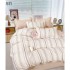 Lenjerie de pat dublu Bumbac FINET, pentru 2 persoane, 6 piese, Cearceaf de pat  230 x 250cm, CF27