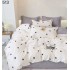 Lenjerie de pat dublu Bumbac FINET, pentru 2 persoane, 6 piese, Cearceaf de pat  230 x 250cm, CF29