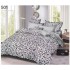 Lenjerie de pat dublu Bumbac FINET, pentru 2 persoane, 6 piese, Cearceaf de pat  230 x 250cm, CF35