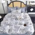 Lenjerie de pat dublu Bumbac FINET, pentru 2 persoane, 6 piese, Cearceaf de pat  230 x 250cm, CF12