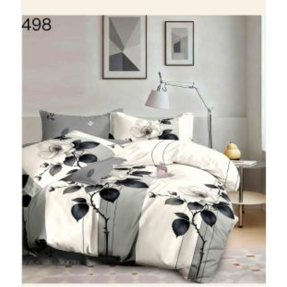 Lenjerie de pat dublu Bumbac FINET, pentru 2 persoane, 6 piese, Cearceaf de pat  230 x 250cm, CF37 Lenjerii din finet 6 piese