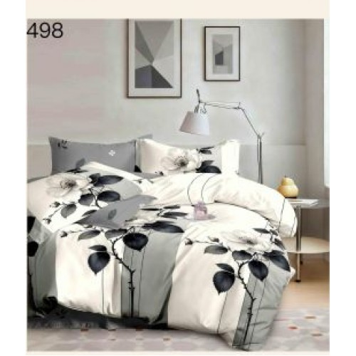 Lenjerie de pat dublu Bumbac FINET, pentru 2 persoane, 6 piese, Cearceaf de pat  230 x 250cm, CF37
