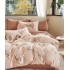 Lenjerie de pat dublu Bumbac FINET, pentru 2 persoane, 6 piese, Cearceaf de pat  230 x 250cm, CF46