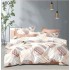 Lenjerie de pat dublu Bumbac FINET, pentru 2 persoane, 6 piese, Cearceaf de pat  230 x 250cm, CF49