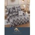 Set Lenjerie Eleganta pentru pat dublu din Bumbac Finet compusa din 6 piese, Cearceaf de pat 230x250cm, J-106