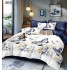 Lenjerie de pat dublu Bumbac FINET, pentru 2 persoane, 6 piese, Cearceaf de pat  230 x 250cm, CF53