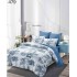 Lenjerie de pat dublu Bumbac FINET, pentru 2 persoane, 6 piese, Cearceaf de pat  230 x 250cm, CF54