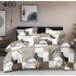 Lenjerie de pat dublu Bumbac FINET, pentru 2 persoane, 6 piese, Cearceaf de pat  230 x 250cm, CF55