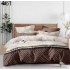Lenjerie de pat dublu Bumbac FINET, pentru 2 persoane, 6 piese, Cearceaf de pat  230 x 250cm, CF58