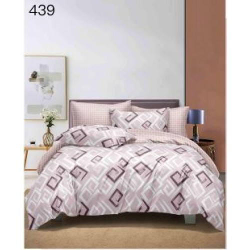 Lenjerie de pat dublu Bumbac FINET, pentru 2 persoane, 6 piese, Cearceaf de pat  230 x 250cm, CF70