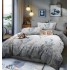 Lenjerie de pat dublu Bumbac FINET, pentru 2 persoane, 6 piese, Cearceaf de pat  230 x 250cm, CF80