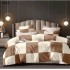 Lenjerie de pat dublu Bumbac FINET, pentru 2 persoane, 6 piese, Cearceaf de pat  230 x 250cm, CF85