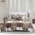 Lenjerie de pat dublu Bumbac FINET, pentru 2 persoane, 6 piese, Cearceaf de pat  230 x 250cm, CF86