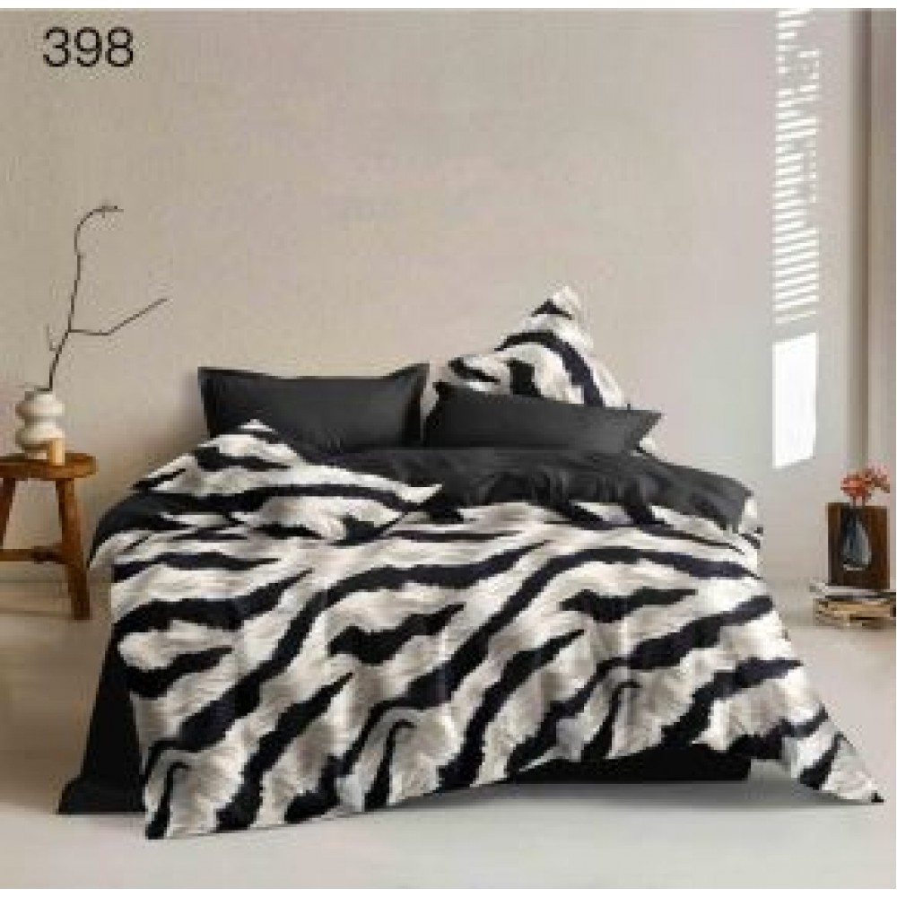 Lenjerie de pat dublu Bumbac FINET, pentru 2 persoane, 6 piese, Cearceaf de pat  230 x 250cm, CF87 Lenjerii din finet 6 piese