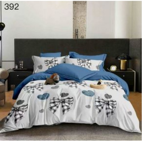 Lenjerie de pat dublu Bumbac FINET, pentru 2 persoane, 6 piese, Cearceaf de pat  230 x 250cm, CF88