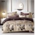 Lenjerie de pat dublu Bumbac FINET, pentru 2 persoane, 6 piese, Cearceaf de pat  230 x 250cm, CF89