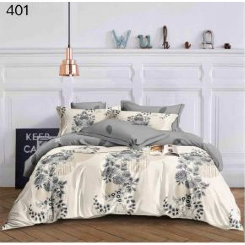 Lenjerie de pat dublu Bumbac FINET, pentru 2 persoane, 6 piese, Cearceaf de pat  230 x 250cm, CF90 Lenjerii din finet 6 piese