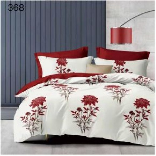 Lenjerie de pat dublu Bumbac FINET, pentru 2 persoane, 6 piese, Cearceaf de pat  230 x 250cm, CF92
