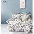 Lenjerie de pat dublu Bumbac FINET, pentru 2 persoane, 6 piese, Cearceaf de pat  230 x 250cm, CF99