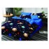 Lenjerie de pat dublu Bumbac FINET, pentru 2 persoane, 6 piese, Cearceaf de pat  230 x 250cm, CF105