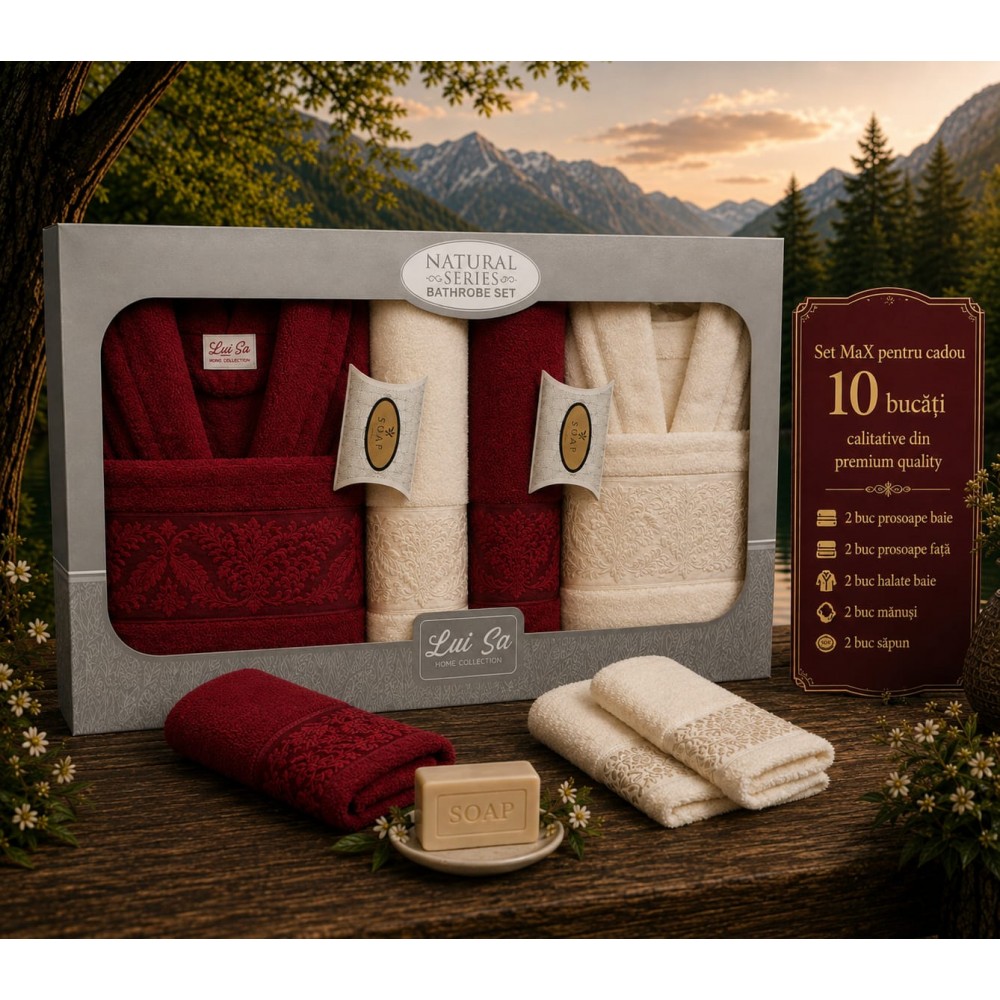 Set cadou premium pentru baie – 10 piese SET10P1 ACCESORII BAIE