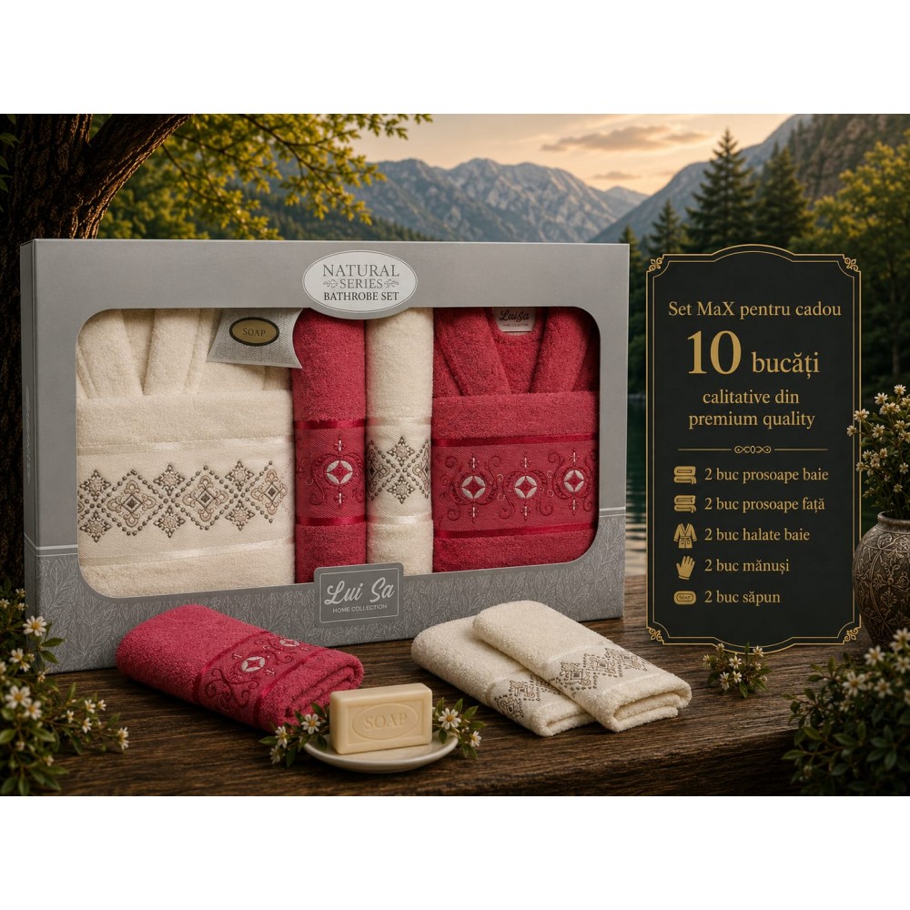 Set cadou premium pentru baie – 10 piese SET10P5 ACCESORII BAIE