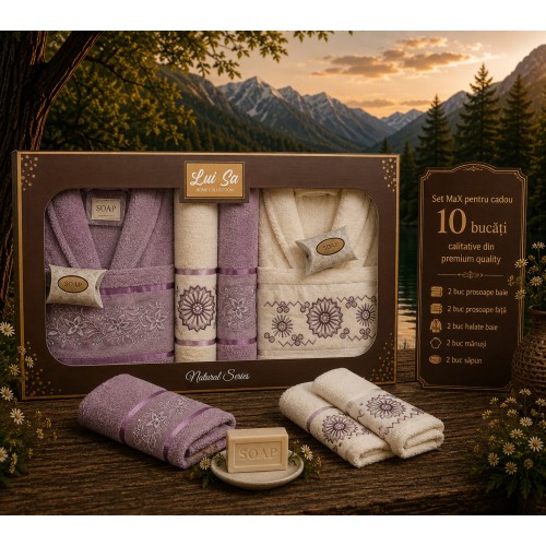 Set cadou premium pentru baie – 10 piese SET10P7