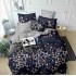 Set Lenjerie Eleganta Finet Din 4 Piese ,Pat 1 Persoana, Cearceaf de pat 155 x 230cm, JK-015
